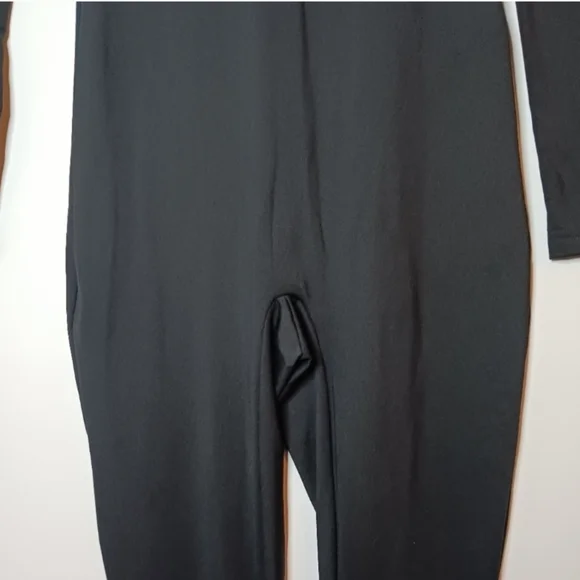 Women's One Piece Jumpsuit Long Sleeve High Neck Bodycon Tight Full length - Picture 5 of 10